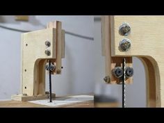 two different views of a woodworking project