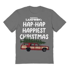 It's a beaut is what they'll say about this Men's Happiest Christmas National Lampoon's Christmas Vacation Graphic Tee. FEATURES Crewneck Official National Lampoon's Christmas Vacation Merchandise. Licensed by Blended. Short sleeveFABRIC & CARE Cotton Machine wash Imported Color: Charcoal. Gender: male. Age Group: adult. National Lampoon Christmas Vacation, National Lampoon Christmas, Vacation Graphic, National Lampoon's Christmas Vacation, Christmas Vacation Shirts, National Lampoon, National Lampoons Christmas, Lampoons Christmas, National Lampoons Christmas Vacation