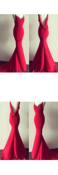 2019 spandex correas espaguetis vestidos de noche Mermaid Open Back Fitted Mermaid Dress With Spaghetti Straps, Fitted Gown With Spaghetti Straps And Sweep Train, Fitted Gown With Sweep Train And Spaghetti Straps, Fitted Mermaid Dress With Spaghetti Straps For Prom, Spaghetti Strap Mermaid Dress For Prom, Evening Dress With Spaghetti Straps And Sweep Train, Modern Dress Patterns, Prom Formal Dresses, Dresses Mermaid