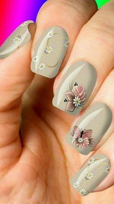 Aesthetic Nails Acrylic Summer, Aesthetic Nails Acrylic, Short Nails Cute, Nails Acrylic Summer, Nails Acrylic Designs, Fur Nails, Nail Inspo Summer, Trend Nails, Art Deco Nails