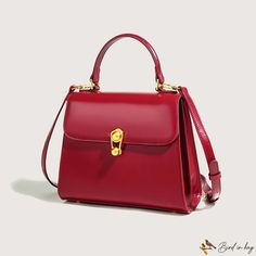 Bird in Bag - Bridal wedding bag red female bags new tide fashion design sense shoulder crossbody bag handbag Female Bags, Soft Leather Handbags, Vintage Trends, Vintage Luggage, Changing Bag, Wedding Bag, Mobile Phone Bag, Bird In Bag, Free Bag