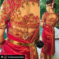 भारतीय दुल्हन संबंधी, Blouse Designs Catalogue, Saree Bollywood, Wedding Saree Blouse, Indian Saree Blouse, Indian Saree Blouses Designs, Blouse Designs Silk