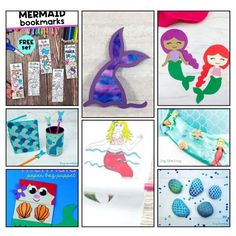 16 Enchanting Mermaid Crafts for Kids Mermaid Crafts For Kids, Jellyfish Craft, Paper Bag Puppets, Coffee Filter Crafts, Toddler Safety, Paper Lunch Bags, Suncatcher Craft, Kids Crafting