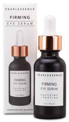 PRICES MAY VARY. PERLESSENCE FIRMING EYE SERUM WITH CAFFEINE + PEPTIDES (1oz): Refreshing serum helps tighten puffy eyes while reducing under eye bags. CAFFEINE: Known to help firm and tighten skin, help reduce under-eye bags, and leaves your skin looking firmer & younger. PEPTIDES: Peptides and Caffeine work together to help stimulate production & target specific needs for firmer looking skin. LIGHTWEIGHT FORMULA: For tired, puffy eyes apply a few drops of Pearlessence Firming Eye Serum. Its li Tighten Skin, Firming Serum, Under Eye Bags, Eye Serum, Puffy Eyes, Eye Bags, Skin Tightening, Cruelty Free, Bag Making