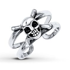 Rings Skull, Jewelry Questions, Belly Piercing Ring, Skull Crossbones, Skull Rings, Jewelry Advice, Kay Jewelers, Skull Jewelry, Main Attraction