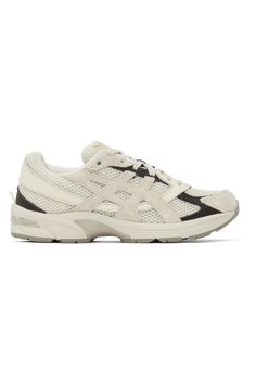 Asics: Off-White HAL STUDIOS Edition Gel-1130 Sneakers | SSENSE Designer Sneaker, Footwear Design, Suede Sneakers, Designer Sneakers, Work Shoes, Design Inspo, Logo Embroidered, Patch Logo, Faux Suede