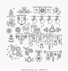 christmas ornaments and decorations coloring pages for kids to print out on the table or use as wall hangings