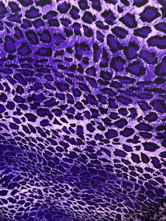 "Exotic leopard design purple/black print on nylon spandex 4-way stretch 58/60\" Sold by the YD. Ships worldwide from Los Angeles California USA. CONTENT: 80% Nylon; 20% Spandex CARE: washable in cold water do not wring, dry flat. Great quality of nylon spandex that can be use for dance outfits, swimsuit, sportswear, dance wear, leggings, special costumes, skirts, tops, dresses, shorts, activewear and much more.." Huntington Park, Trash Art, Leopard Design, Purple Leopard, Graphic Wallpaper, Beautiful Backgrounds, Background Pictures, Exotic Pets, Dance Outfits