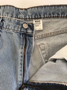 "Waist:34\" Rise:12.5\" Hips:42\" Inseam: 33.5\" (13)" 90s Style Light Wash Cutoff Jeans, 90s Light Wash Cutoff Jeans, Light Wash Cutoff Jeans For Streetwear, Retro Cutoff Light Wash Jeans, Retro Light Wash Cutoff Jeans, Levis Jeans Vintage, Vintage Bandana, Free People Style, Bohemian Tops