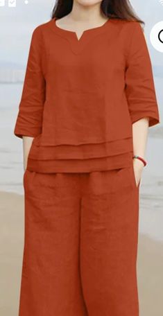 Stylish Pants Women, Cotton Dresses Online, Linen Style Fashion, Stylish Kurtis Design, Womens Pants Design, Simple Casual Outfits, Simple Kurta Designs, Neck Designs For Suits, Beautiful Casual Dresses