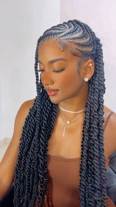 Cornrows Braids For Black Women Natural Hair, Styles For Braided Hair, Women’s Cornrows, Cornrow Feed In Braids, Cornrows Women, Styled Cornrows Black Women, Cool Cornrows, Black Girls Hairstyles Cornrows, Female Cornrows