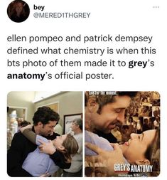 the movie poster for grey's anatomy has been posted on twitter, and it appears to be funny