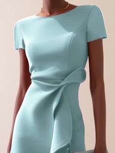 Midi Dress Classy, Tea Length Cocktail Dresses, Classic Midi Dress, Fashion Over Fifty, Short Sleeve Midi Dress, Classy Work Outfits, Midi Short Sleeve Dress, Guest Dress, Dressed To Kill