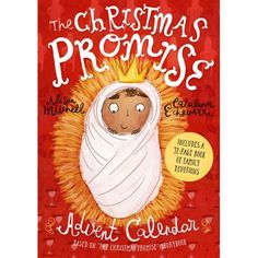 a children's book cover with an image of a baby jesus wearing a crown