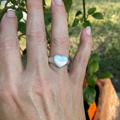 A sweet little heart shaped signet ring. Metal: Sterling silver plate over brass Adjustable Also available in gold Nickel Free Elegant Heart Ring, Classic Heart-shaped Rings For Everyday, Classic Heart Shaped Rings For Everyday, Tiny Heart-shaped Anniversary Rings, Classic Personalized Heart Ring, Personalized Classic Heart Ring, Everyday Personalized Heart Ring, Adjustable Heart Ring For Everyday, Valentine's Day Hypoallergenic Heart Ring