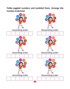 a graphic depicting the number and order of children's numbers in each order,