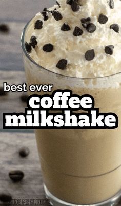 Tip Milkshake Recipe With Ice Cream, Coffee Frosting Recipe, Blended Coffee Recipes, Coffee Milkshake Recipe, Vanilla Iced Coffee Recipe, Frosted Coffee, Milkshake Flavours