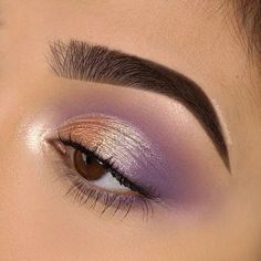 Purple Makeup Looks, Make Eyes Pop, Makeup Shades, Purple Makeup, Braut Make-up, Purple Eyeshadow