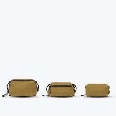 Tech Bag Bundle Black | variant_ids: 39922325618768 Daily Carry, Tech Bag, Long Trips, Short Trip, Large Bag, Bag Making, Matter, Yellow, Design