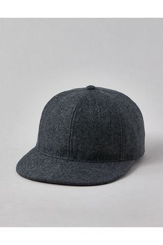 Vegan suede bill & tweed body/Embroidered grommets/Adjustable backstrap Classic Fall Baseball Cap For Outdoor, Casual Wool Baseball Cap For Winter, Casual Wool Hat With Flat Bill, Casual Wool Baseball Cap For Fall, Classic Fitted Baseball Cap With Flat Bill, Wool Adjustable Baseball Cap For Outdoor, Fitted Six-panel Winter Hat, Adjustable Wool Baseball Cap For Outdoor, Fitted Winter Six-panel Hats