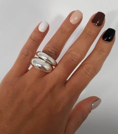 Set of Statement Rings, Modern Design Dome Ring, Dome Ring, Chunky Silver Ring, Statement Dome Ring, Chunky Dome Ring, Sterling Silver - Etsy Chunky Silver Rings, Zierlicher Ring, Greek Jewelry, Dome Ring, Ring Collection, Silver Prices, Unisex Ring, Domed Ring, Elegant Ring