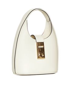 Shoulder Bag from Ferragamo Composition: ->calf Leather, 100% | Ferragamo Women's Shoulder Bag in Mascarpone | SS24 Ferragamo Bag 2023, Ferragamo Hobo Bag, Ferragamo Shoulder Bag, Expensive Purses, Ferragamo Bag, Salvatore Ferragamo Bags, Ferragamo Shoes, Evening Handbag, Saint Laurent Shoes