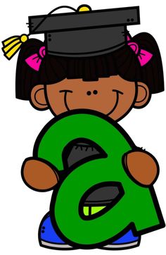 a girl holding the number six with her graduation cap on top of her head and wearing a