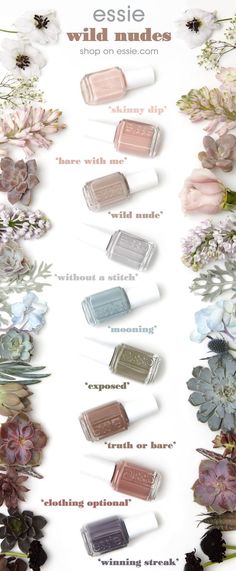 Spring Pedicure, Nude Nail Polish, Spring Nail Colors, Polish Colors, Essie Nail Polish, Toe Nail Designs, Essie Nail, Nails And Makeup, Skin Nails