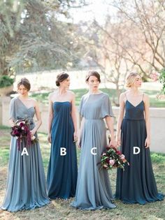 Grey Mismatched Bridesmaid Dresses Strapless Navy Long Bridesmaid Dress ARD1307-SheerGirl Bridesmaid Dresses Long Blue, Cheap Long Bridesmaid Dresses, Popular Bridesmaid Dresses, Grey Bridesmaids, Navy Blue Bridesmaid Dresses, Simple Bridesmaid Dresses, Bridesmaid Dresses Strapless, Mismatched Bridesmaids, Mismatched Bridesmaid Dresses