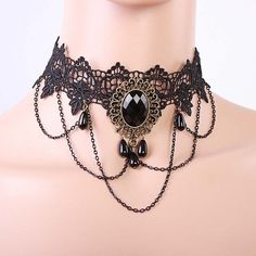 Gender:Women's,Women's,Girls'; Gemstone Color:Black; Types:Lolita Jewelry; Style:Victorian,Gathic,Steampunk,Steampunk,Punk Fashion,Punk Fashion,Lace Up,Gothic Style,Gothic Style,Vintage; Includes:Necklace,Choker; Jewelry Type:Choker Necklace,Necklace,Tattoo Choker Necklace; Occasion:Event / Party,Prom; Material:Artificial Gemstones,Artificial Gemstones,Alloy,Lace; Characters:Black; Pattern:Lace; Product Dimensions:10.05.01.0,10.05.01.0; Shipping Weight:0.020; Package Dimensions:0.0000.0000.000; Black Lace Necklace, Punk Mode, Black Lace Choker Necklace, Gothic Choker Necklace, Tattoo Choker Necklace, Gothic Party, Gothic Mode, Necklace Tattoo, Black Lace Choker