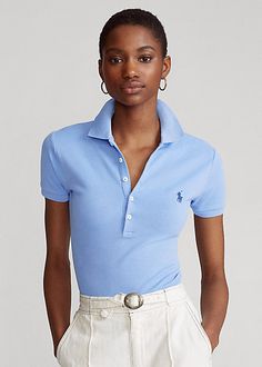 Polo Shirt Outfit Women's, Polo T Shirts Women, Polo Lacoste, Lacoste Polo Shirts, Slim Fit Polo Shirts, Ralph Lauren Slim Fit