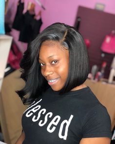 Lace Closure bob Install with no hair out Bob Install, Lace Closure Install, Closure Install, Wig Boutique, Sew In Weave Hairstyles, Bob Hairstyles For Black Women, Bday Hair, Lace Closure Bob