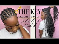 WOW! THE BEST CROCHET BOHO BRAIDS | JZHAIR | AMAZON |PRIME - YouTube Crochet Natural Hairstyles Black Women, How To Crochet Box Braids, Boho Knotless Braids Crochet, Braiding Patterns For Crochet Hair, Crochet Bohemian Box Braids, Braided Boho Hairstyles, Crochet Braid Pattern For Box Braids, Crotchet Braids Pattern Hair