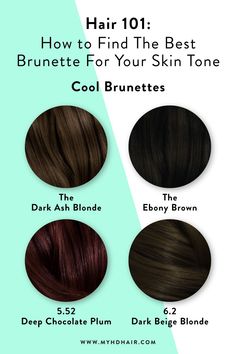 Brown Hair Colors For Yellow Skin, Dark Ash Brown Hair Cool Skin Tone, Should I Go Dark Or Light Hair, Best Brown Hair For Cool Skin Tones, Brunette Neutral Skin Tone, Cold Tones Hair, Fall Hair Color For Brunettes Pale Skin, Brown Hair For Fair Cool Skin Tone, Cold Winter Hair Color