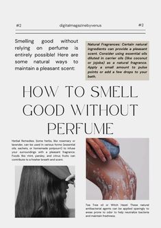 How To Smell Good Without Perfume, Good Smelling Hair, How To Smell Better, Smell Good Routine, Smell Good Aesthetic, How To Smell Good, Model Beauty Secrets, Women Needs, To Smell Good