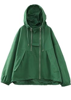 Bohemian Green Oversized Zippered Drawstring Cotton Hooded Coat Long SleeveFabric: PolyesterSize & Fit: Fit: This garment fits true to size.Length: Size 2XL measures 25.74"from shoulder to hemBust: Great for any cup size. Waist: Loose Fit. Comfortable room throughout midsection.Hip: Loose Fit - room for hips. Hand Wash Cold. Oversized Green Hooded Jacket With Long Sleeves, Green Oversized Hooded Jacket For Outdoor, Green Cotton Hooded Jacket, Green Cotton Windbreaker With Drawstring Hood, Oversized Green Cotton Hooded Jacket, Sweatshirt Ideas, Outfits Girl, Clothing Vintage, Comfortable Room