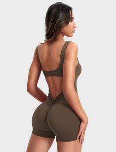 ✅【Sexy Backless Jumpsuits】Open back workout jumpsuits, sleeveless jumpsuits, bodycon bodysuits, show beautiful butterfly bones. Adjustable spaghetti straps, good quality, perfect fit and comfortable!✅【Butt Lifting Workout Jumpsuits】V back tummy control butt lift yoga jumpsuit, makes your butt look amazing. Bodycon rompers, shaping flattering curve. In addition, the squat proof design allows you to move freely.✅【4 Way Stretch Fabric】Our backless gym jumpsuits is made of soft fabric, buttery, ligh Butterfly Bones, Yoga Jumpsuit, Lifting Workouts, Bodycon Bodysuit, Fitted Jumpsuit, Backless Jumpsuit, Back Workout, Squat Proof, 4 Way Stretch Fabric