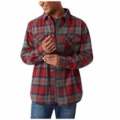 Lee Men Flannel Shirt Jacket Color : Red Size : S, M, L, Xl, Xxl Nwt ( New With Tags ) Features: Lee 2 Side Seam Pockets 2 Chest Pockets With Button Closure Made In China Content: Red Plaid: 60% Cotton | 40% Polyester Thermal Lining: 65% Polyester | 35% Rayon Approximate 410 Gsm (12.1oz) Fabric Weight Heavyweight Sizing: Sizes: S - Xxl Back Body Length (In): S = 30 | M = 31|L = 32 | Xl = 33 | Xxl = 34 Model Is 6'2" Wearing Size Medium Color & Size Subject To Availability Care Instructions: Machi Classic Winter Flannel Outerwear, Red Winter Flannel Shirt With Pockets, Lee Jacket, Lee Denim Jacket, Lined Flannel Shirt, Lined Denim Jacket, Red Flannel, Polyester Jacket, Lee Denim