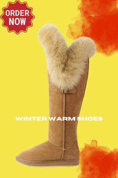 Stay warm and stylish with our Over the Knee Winter Warm Shoes ❄️ Perfect for chic, cozy comfort all season long! #WinterBoots #OverTheKnee #WarmFootwear #ComfortZone #WinterFashion #FashionEssentials #OOTD #StyleInspo #FashionLover #ChicLook #ShopNow #USIndependenceDaySale #BootSeason #StylishOutfit #FootwearFashion Boston Shoes, Us Independence Day, Fuzzy Fabric, Warm Shoes, Round Toe Heels, Winter Weather, Comforters Cozy, Fashion Essentials, Over The Knee