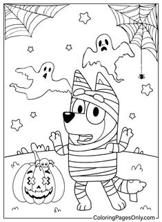 halloween coloring pages for kids to color