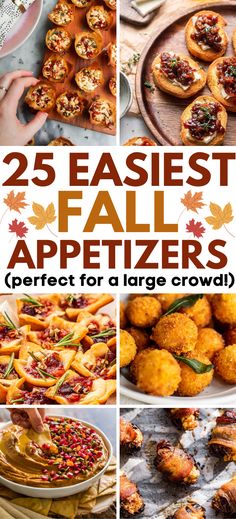 Easy Fall Appetizers – Prepare for your fall parties with these 25 easy make-ahead fall appetizers! From savory bites to cute and fun fall finger foods, these recipes are perfect for autumn gatherings. Fall snacks, Thanksgiving appetizers, easy fall snacks, easy fall appetizers, party fall appetizers, fall appetizers recipes, party easy fall appetizers, fall appetizers ideas, fall appetizers for party autumn, fall appetizers a crowd. Chilled Appetizers For Party, Sides For Birthday Party Food, Fall Festive Food, Fall Potluck Ideas Appetizers, One Pan Appetizers, Things To Bring To A Party, Figure Foods Parties Appetizers, Fall Brunch Appetizers, Food That Can Sit Out Party