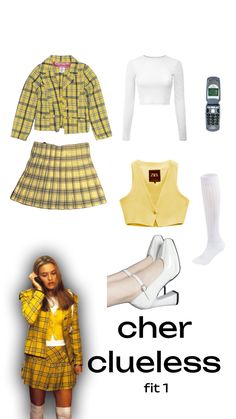 Clueless Costume Ideas, Cher Clueless Halloween Costume, Cher Clueless Costume, Clueless Costume, Clueless Halloween Costume, Easy Funny Halloween Costumes, Black Halloween Costumes