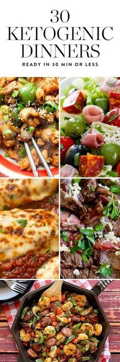 The ketogenic diet is a high-fat, moderate-protein, low-carb eating plan that could help you lose weight. If it’s cool with your doctor, try one of these 30-minute keto-friendly dinners. Ketogenic Recipes Dinner, Keto Eating, Paleo Protein, Keto Plan, Keto Dinners, Keto Lunch, Code Red, Low Carb Eating