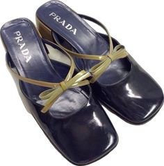 Vintage Prada, Cinderella Shoes, Mule Shoes, Square Toe Sandals, Swag Shoes, Prada Shoes, Dream Shoes