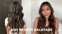 Hair Color For Brown Skin Asian, Hair Color Inspiration For Asian, Hair Highlights For Dark Hair, Balayage Asian, Asian Brown Hair, Highlights For Dark Hair, Natural Light Brown Hair, Asian Hair Highlights, Ash Brown Hair Balayage