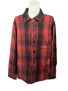 Lucky Brand Men’s Heavy Flannel Work Shirt Jacket Red Black Buffalo Check XL  | eBay Classic Red Flannel Shirt With Pockets, Red Winter Flannel Shirt With Pockets, Work Shirt, Buffalo Check, Work Shirts, Red Jacket, Brands Outlet, Flannel Shirt, Shirt Jacket