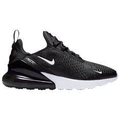 Nike Air Max 270 - Men's | Foot Locker Casual Black Running Sweatpants, Black Casual Joggers For Running, Casual Black Joggers For Running, Nike Functional Joggers For Streetwear, Nike Comfortable Joggers For Sports, Sporty Black Sweatpants For Running, Black Sporty Sweatpants For Running, Nike Joggers For Jogging, Comfortable Nike Sweatpants For Sports