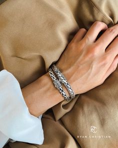 "Haven" Wheat Weave Bracelet 6mm. – Ryan Christian Punk Attire, Waves Design, Weave Bracelet, Christian Bracelets, Subtle Luxury, Double Braid, Braided Bracelet, Woven Bracelets, Gifts For My Wife