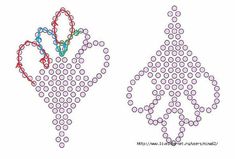 the cross stitch pattern has been made to look like two flower vases with flowers in them