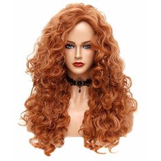 Category:Synthetic Wig; Gender:Women's; Wig Type:Natural Wigs; Occasion:Daily Wear,Party / Evening,Vacation,Birthday; Age Group:Adults; Color Shade:Blonde,Orange,Auburn,Dark Brown; Hair Material:Synthetic Hair; Cap Construction:Machine Made; Texture:Curly; Length:Long; Features:Soft,Fluffy,Comfortable,Fashion,Easy to Carry; Heat Resistant:Yes; Listing Date:08/15/2023; Cap Circumference:; Front to Back:; Nape of Neck:; Side to Side Across Forehead:; Side to Side Over Top:; Temple to Temple Across Back:; Hairstyle:Asymmetrical; Can Be Permed:No; Theme:Party Maroon Wig, Disco Hair, Synthetic Curly Hair, Wavy Wigs, Cheap Wigs, Human Wigs, Halloween Wigs, Curly Hair Wig, Wig Making